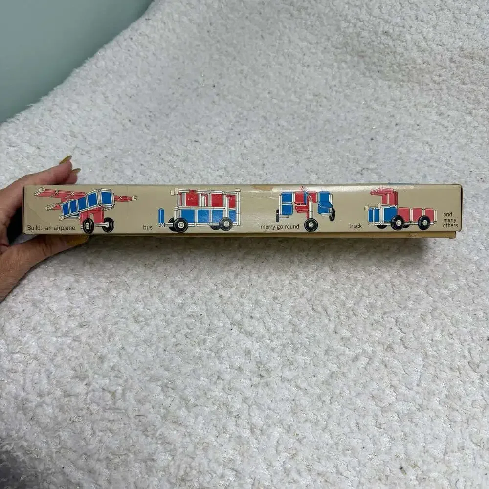 Vintage 1965 Tupperware Tupper Toys Build-O-Fun Set No. 101 Original Box